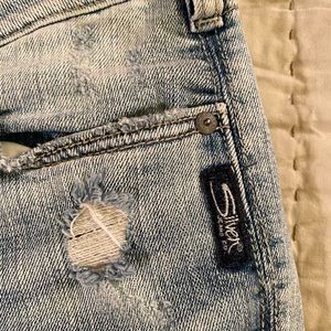 Silver - AIKO slim Crop - 31/25